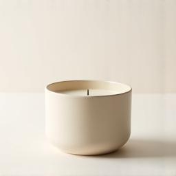 Timothy C Buckley Cashmere Sweater candle in a minimalist ceramic vessel
